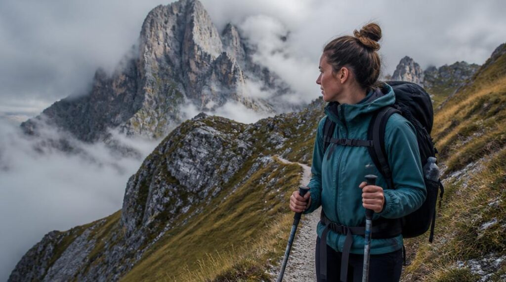 Boucle de randonnée sauvage sur une crête alpine