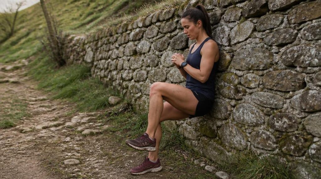 Chaise une jambe pour quadriceps trail