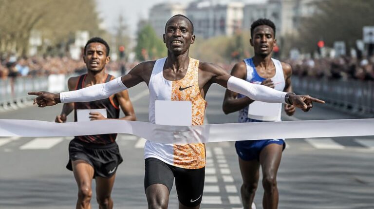 Arrivée des Championnats de France du 10 km 2026