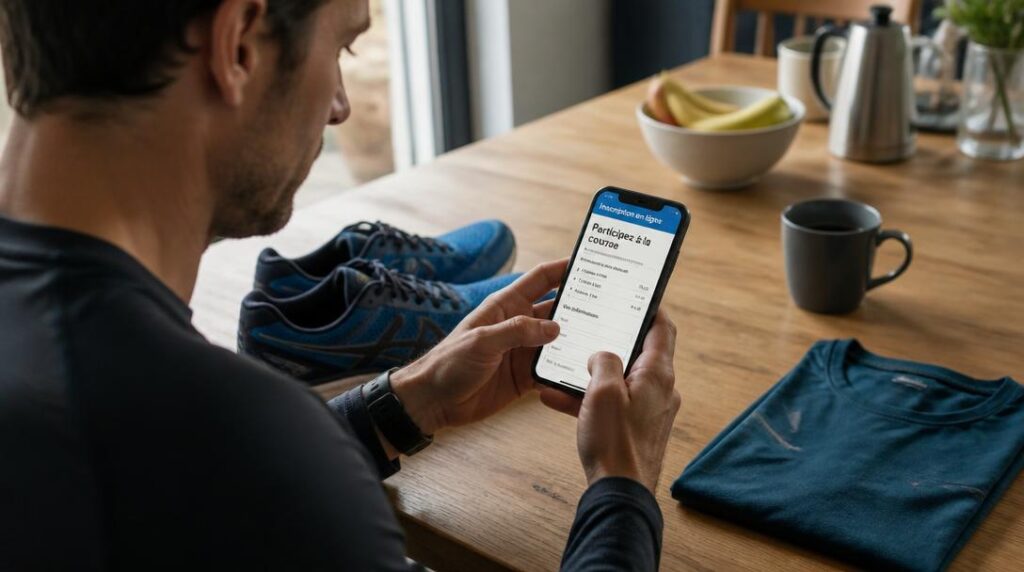 Inscription en ligne à une course de 20 km