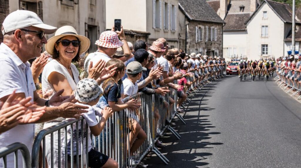 Foule au passage du Tour de France dans l'Orne