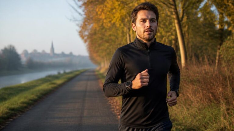 Coureur suivant un plan d'entraînement semi-marathon